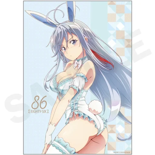 86 -Eighty Six- Anime White Bunny Lena A3-Size Clear Poster