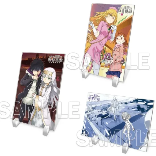 A Certain Magical Index 20th Anniversary Acrylic Plate