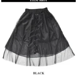 ACDC RAG Lace Layered Long Skirt