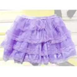 ACDC RAG New 3-Tiered Lace & Tulle Skirt
