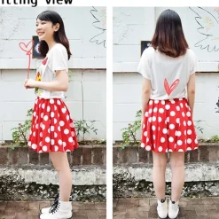 ACDC RAG Polka Dot Flared Skirt
