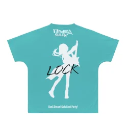 BanG Dream! Girls Band Party! Lock Ani-Art Unisex Full Graphic T-Shirt Vol. 4