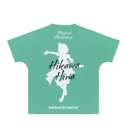 BanG Dream! Girls Band Party! Hina Hikawa Ani-Art Unisex Full Graphic T-Shirt Vol. 4