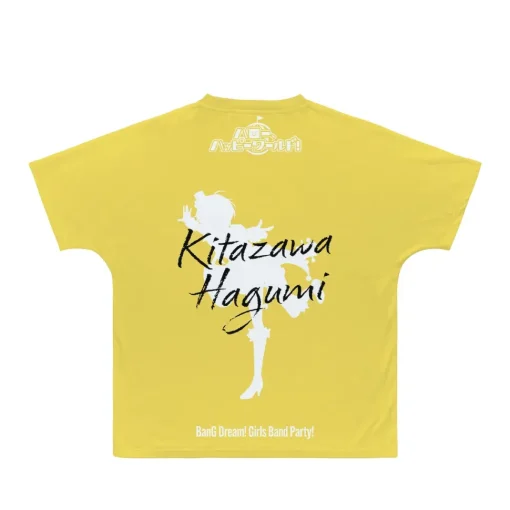 BanG Dream! Girls Band Party! Hagumi Kitazawa Ani-Art Unisex Full Graphic T-Shirt Vol. 4