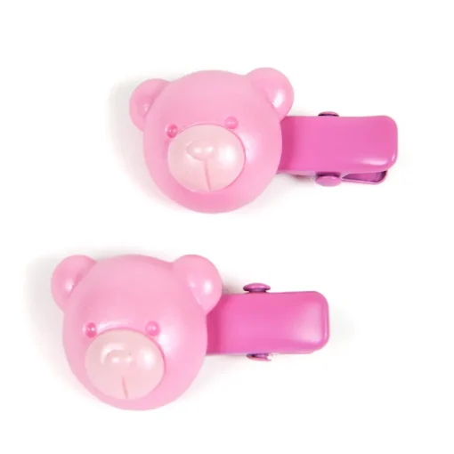 Bear Hair Clip Set