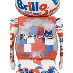 BE＠RBRICK Andy Warhol Brillo 2022 100％ & 400％