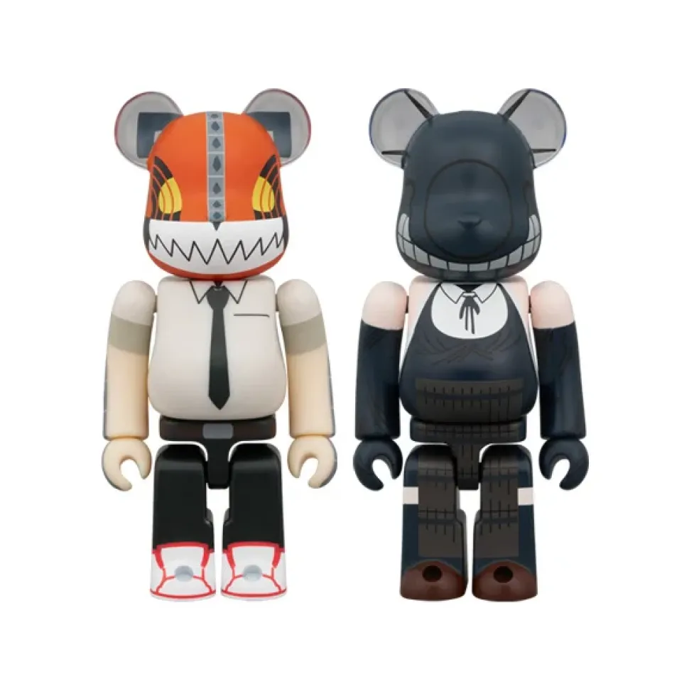 BE@RBRICK Chainsaw Man - The Movie: Reze Arc Chainsaw Man & Bomb 100% 2-Pack Set