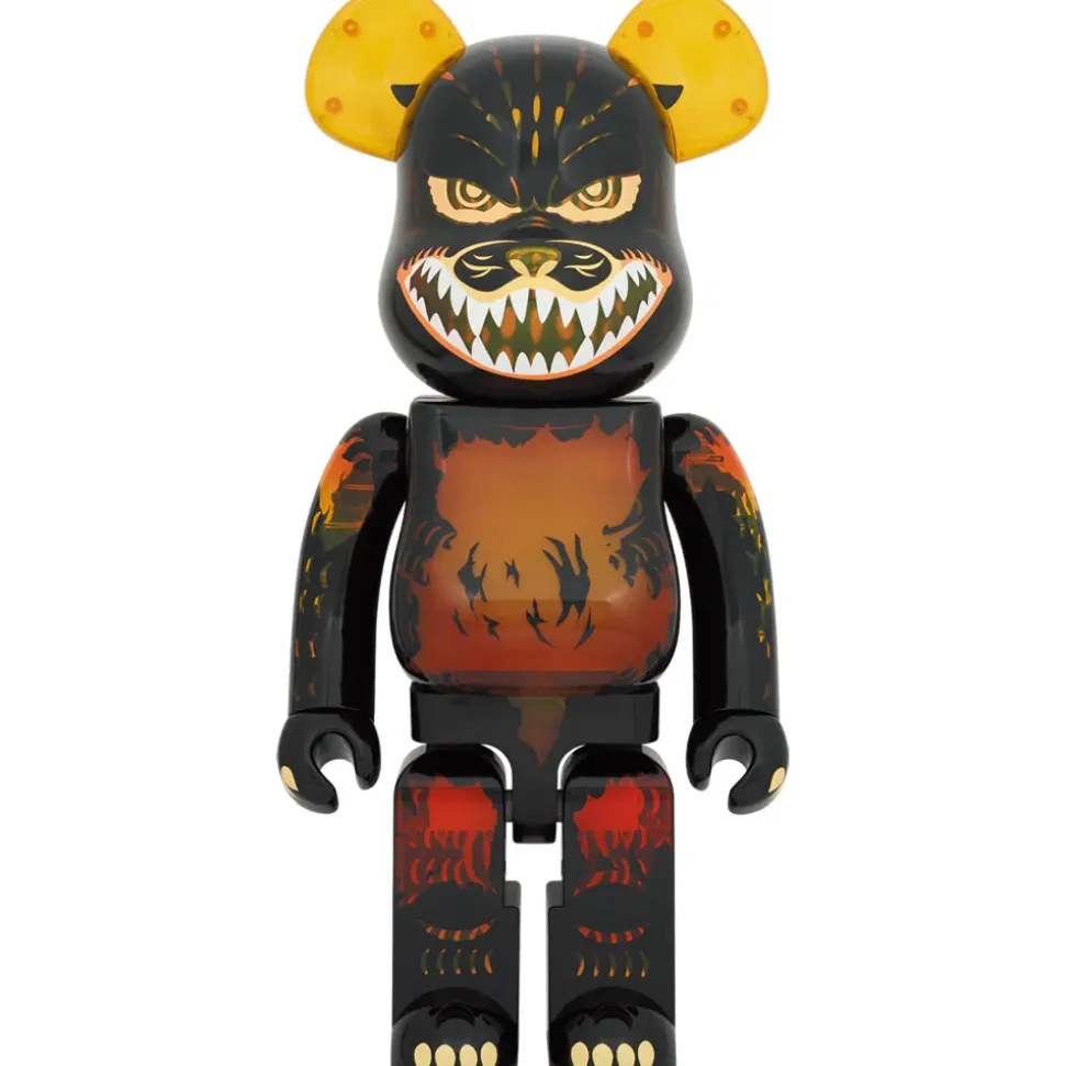 BE@RBRICK Godzilla vs. Destoroyah Meltdown Godzilla: Clear Yellow Ver. 1000%