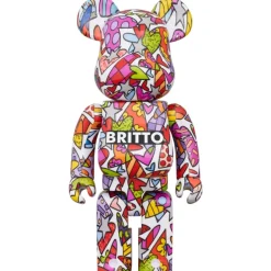 BE@RBRICK Romero Britto Heart 100％ & 400％
