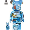 BE＠RBRICK The Smurfs The Astrosmurf 100％ & 400％ Set