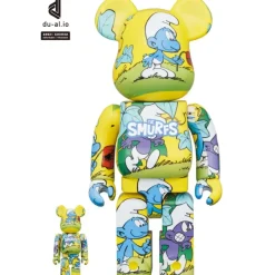 BE@RBRICK The Smurfs The Purple Smurfs 100% & 400% Set