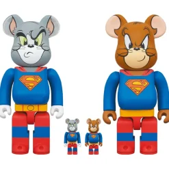 BE@RBRICK Tom and Jerry as Superman 100% & 400%