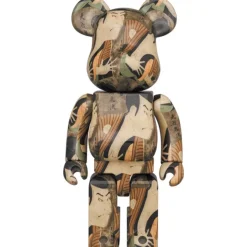 BE@RBRICK Toshusai Sharaku: Actor Otani Oniji Ⅲ as the Footman (Yakko) Edohei 100% & 400%