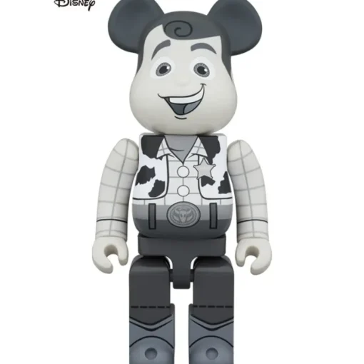BE@RBRICK Woody: Black & White Ver. 1000%