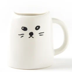 Black Cat & White Cat Pair Mugs