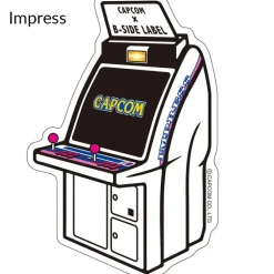 Capcom x B-Side Label Arcade Machine Stickers