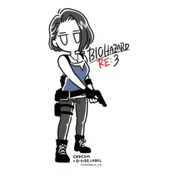 Capcom x B-Side Label Resident Evil Sticker Collection Vol. 3