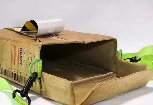 Cardboard Box Design Shoulder Bag Based on an Original Design by Sumito Owara