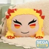 Charamaru Demon Slayer: Kimetsu no Yaiba Kyojuro Rengoku Premium Interior Cushion