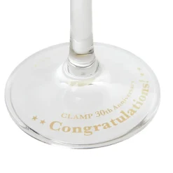 CLAMP 30th Anniversary Champagne Glass