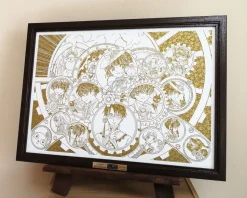 CLAMP 30th Anniversary Key Visual Chara-Kirie Paper-Cut Artwork