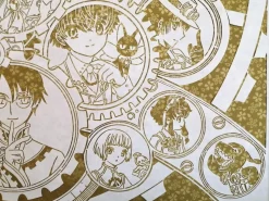 CLAMP 30th Anniversary Key Visual Chara-Kirie Paper-Cut Artwork