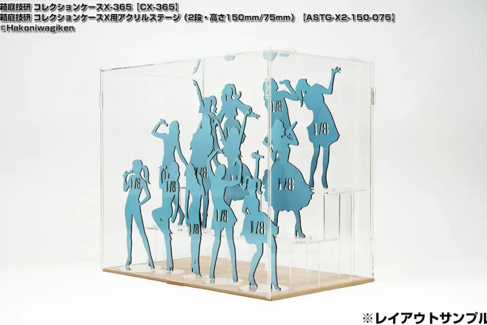 Collection Case X Acrylic Stage (2 Step Height 100mm/50mm)