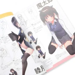 Collection of High School Girl Poses Thought About by Illustrators