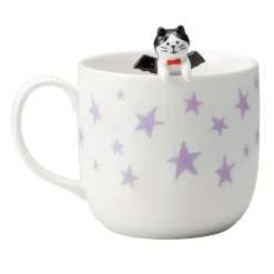 Concombre Angel & Devil Cat Ceramic Mug Pair Set