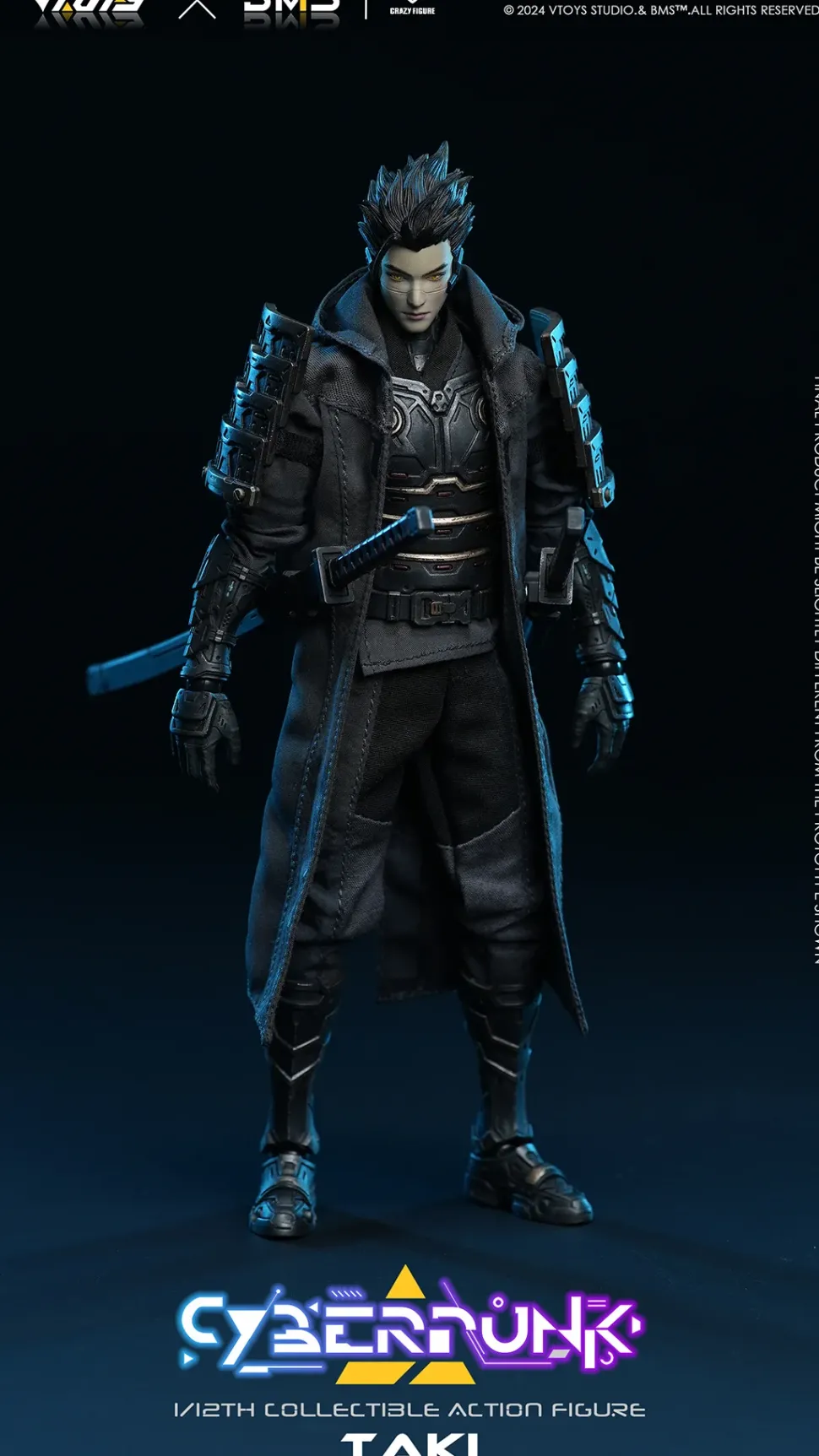Cyberpunk Series Samurai Taki 1/12 Scale Action Figure