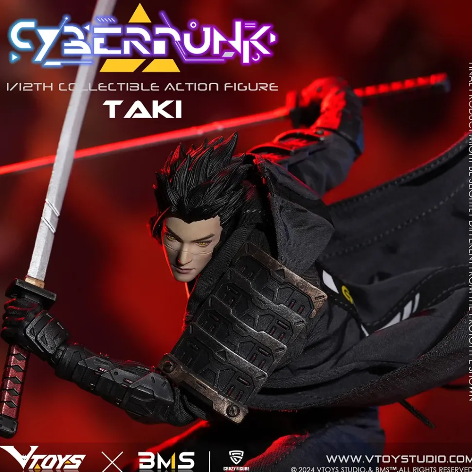 Cyberpunk Series Samurai Taki 1/12 Scale Action Figure