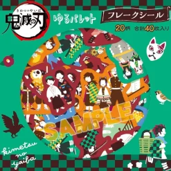 Demon Slayer: Kimetsu no Yaiba Yuru Palette Flake Stickers