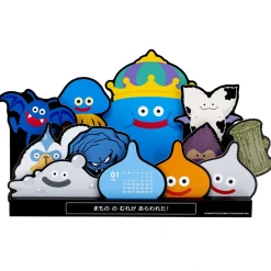 Dragon Quest Bungu Calendar w/ Wooden Base 2026 A Swarm of Monsters Appeared!