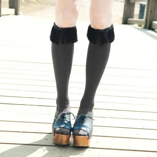 ERIMAKI SOX Fringe High Socks