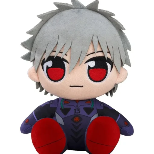 Evangelion: 2.0 You Can (Not) Advance Kuripan Plushie Shinji Ikari (Black Plugsuit) / Kaworu Nagisa (Black Plugsuit) / Misato Katsuragi
