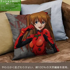 Evangelion Asuka Langley Shikinami Double-Sided Print Cushion Cover