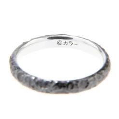 Evangelion Silver Black Moon Ring