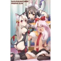 Fate/Kaleid Liner Prisma Illya 2wei Herz! Kemomimi Illya & Miyu & Chloe Acrylic Art Stand