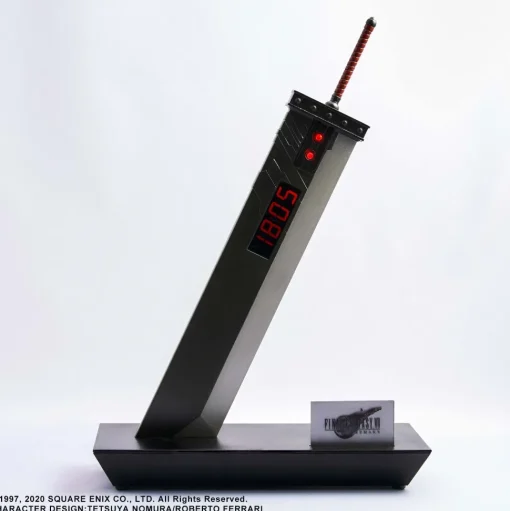 Final Fantasy VII Remake Digital Clock Buster Sword (Re-run)