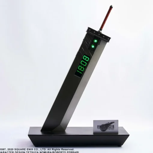 Final Fantasy VII Remake Digital Clock Buster Sword (Re-run)