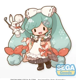 Fuwapuchi Hatsune Miku: Snow Miku 2024 Ver. Dodeka Jumbo Plush