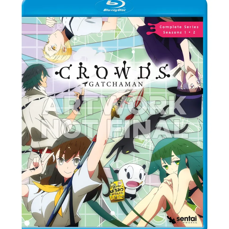 Gatchaman Crowds Seasons 1 & 2 Complete Collection Blu-ray