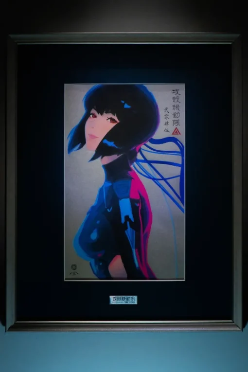 Ghost in the Shell: SAC_2045 Motoko Ukiyo-e Woodcut Print