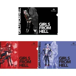 Girls from Hell A4 Clear File Set A