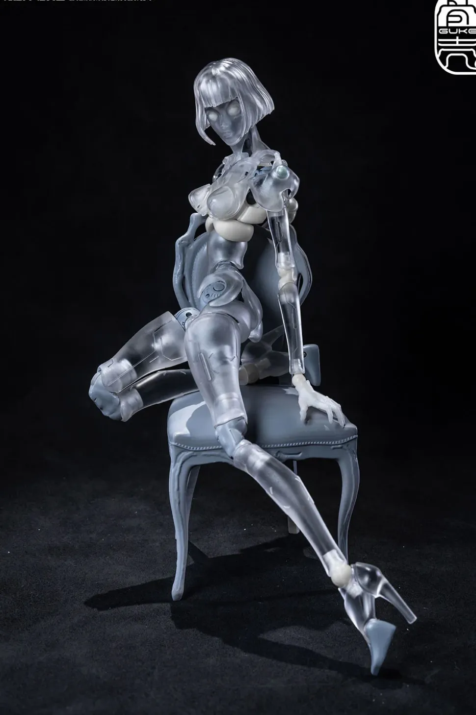 GK01FEC1 AI Agent Maiden Type C1: Transparent Ver. 1/12 Action Figure Body
