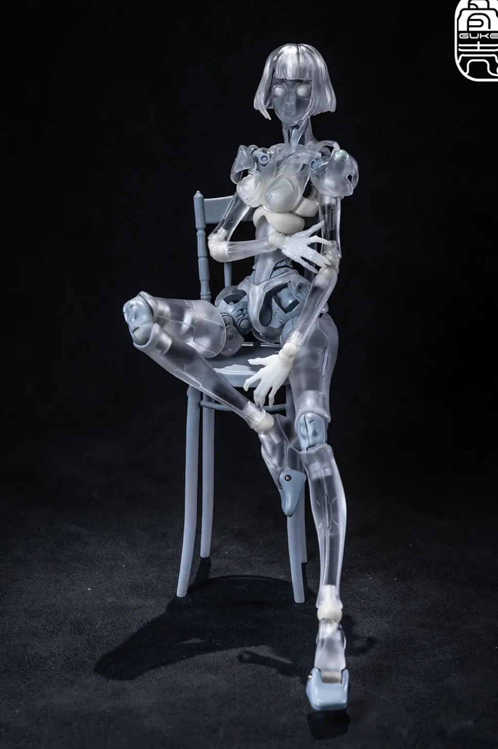 GK01FEC1 AI Agent Maiden Type C1: Transparent Ver. 1/12 Action Figure Body