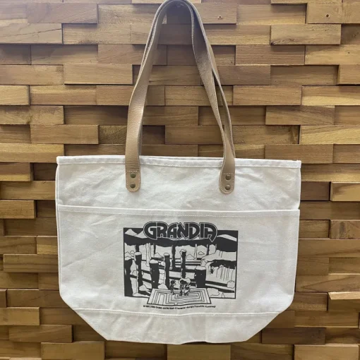 Grandia End of the World Leather Handle Tote Bag