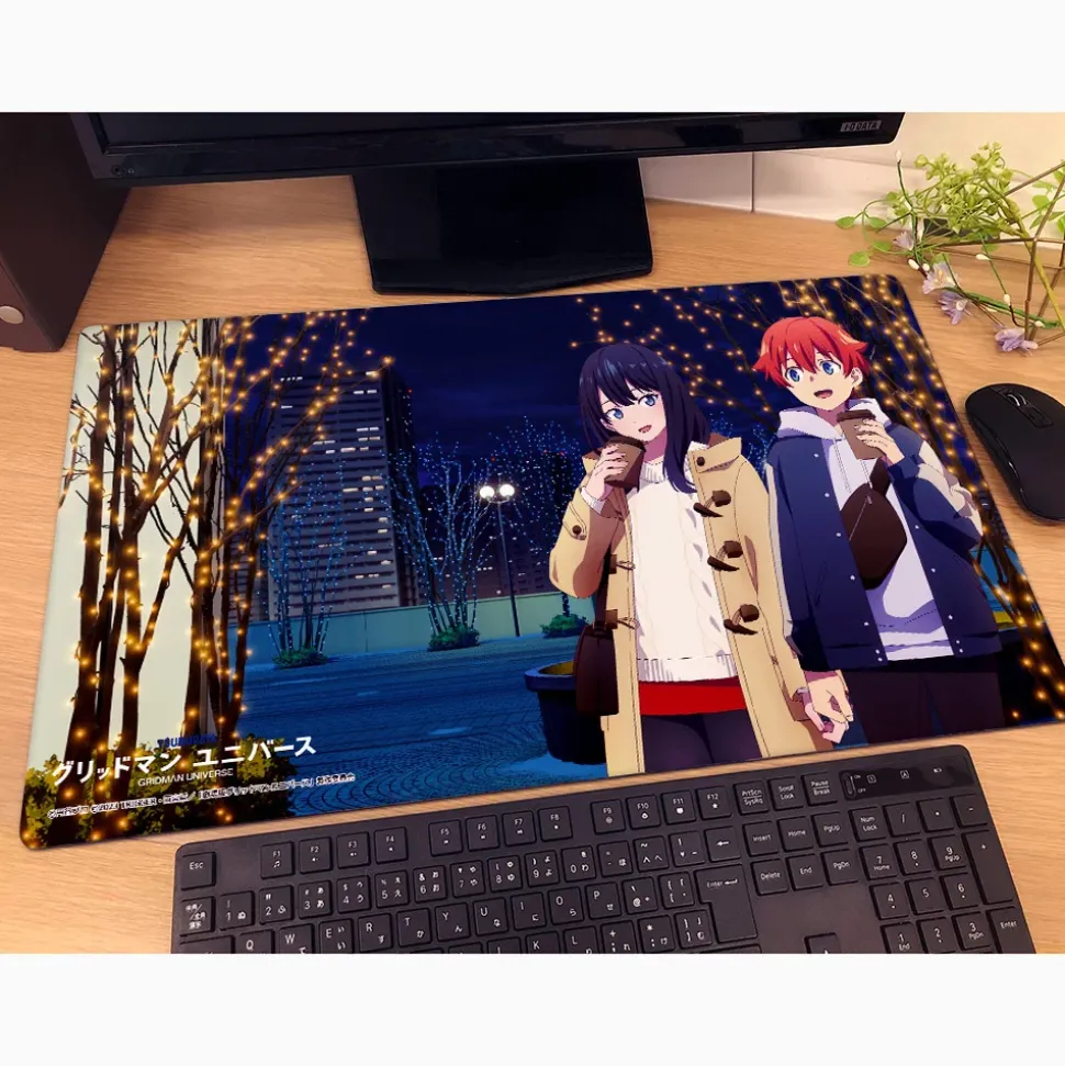 Gridman Universe Rubber Mat Yuta Hibiki & Rikka Takarada: Winter Date Ver.