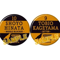 Haikyu!! Tin Badge Set