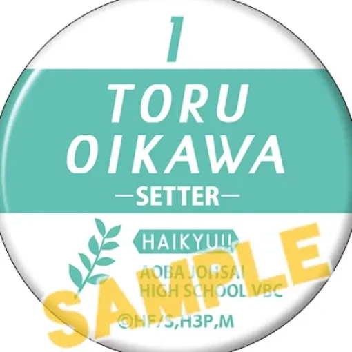 Haikyu!! Tin Badge Set